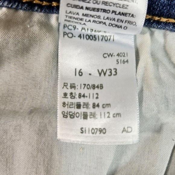 Levi's Signature Strauss Blue Jeans Shorts Women's Size 16 High Rise Heritage - Picture 7 of 13